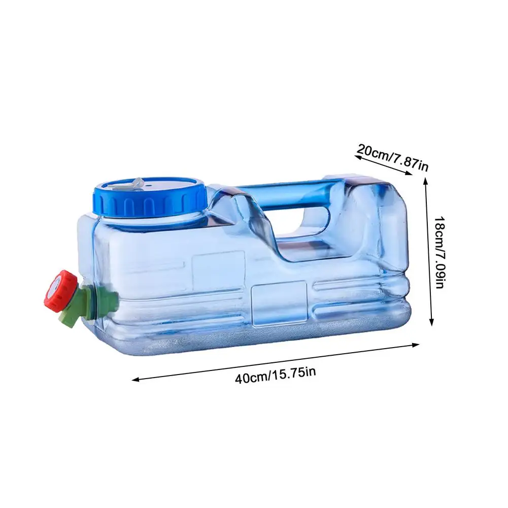 

10L Water Storage Bucket Food Grade Car Wate Capacity Outdoor Water Bucket Portable Water Container With Faucet Water Barrel