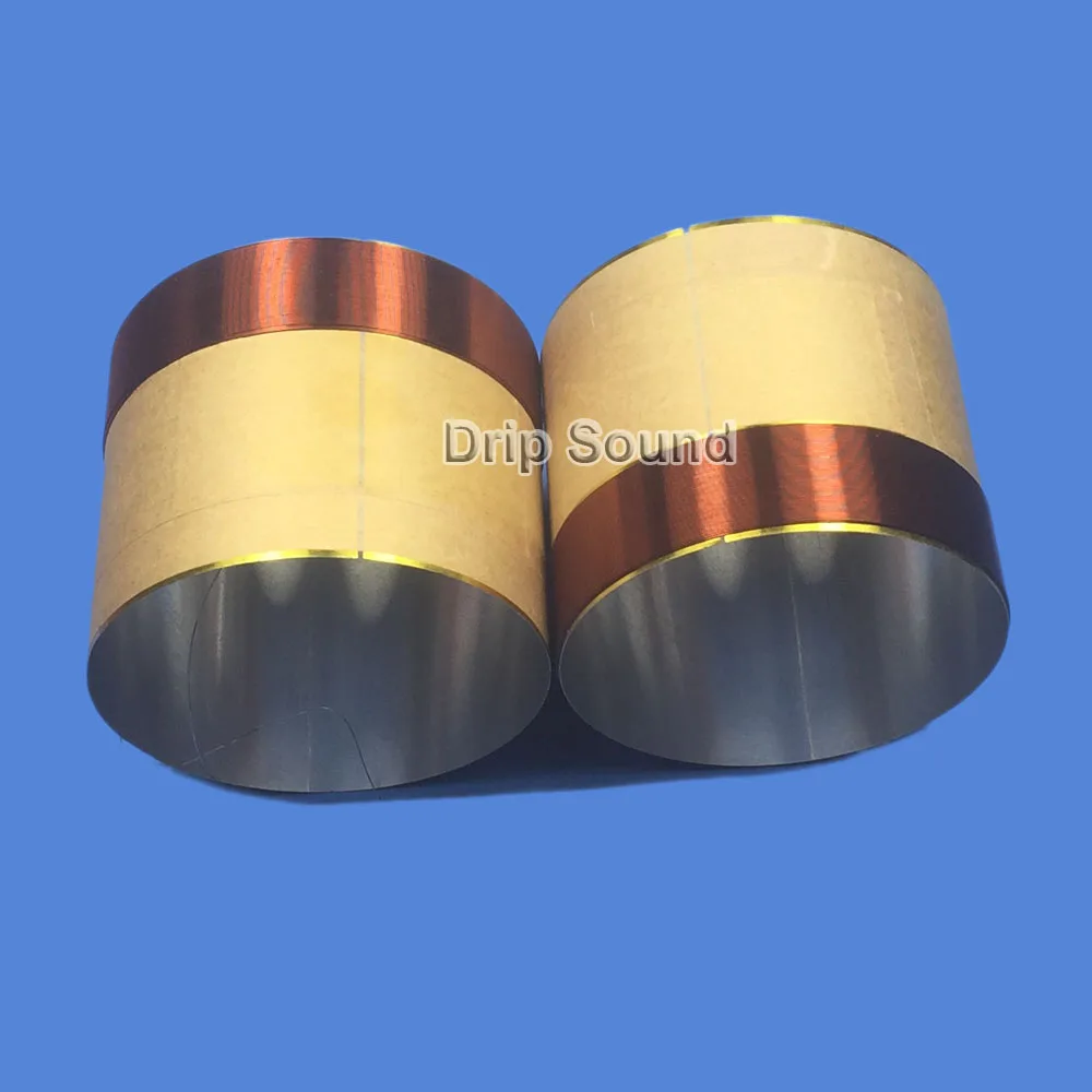 2 шт. 76 мм ядро 8ohm Бас Звуковая катушка ASV белый алюминиевый НЧ динамик звуковой