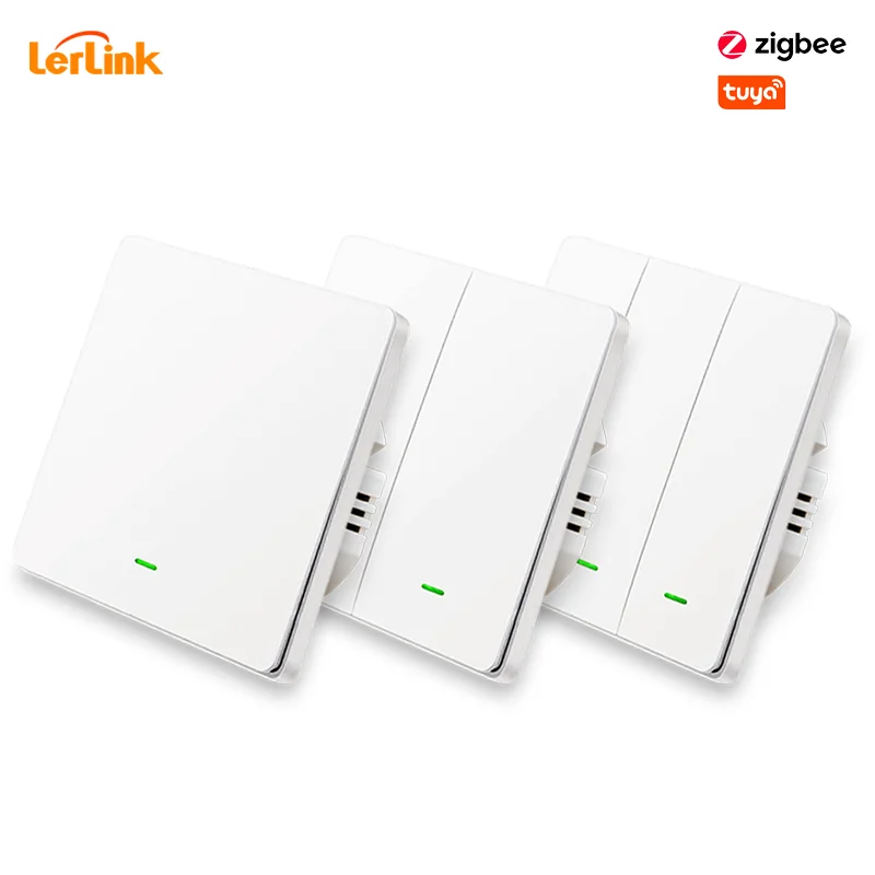 Настенный смарт светильник ZigBee 1/2/3 Gang Tuya 86 датчиков панель с Google Home