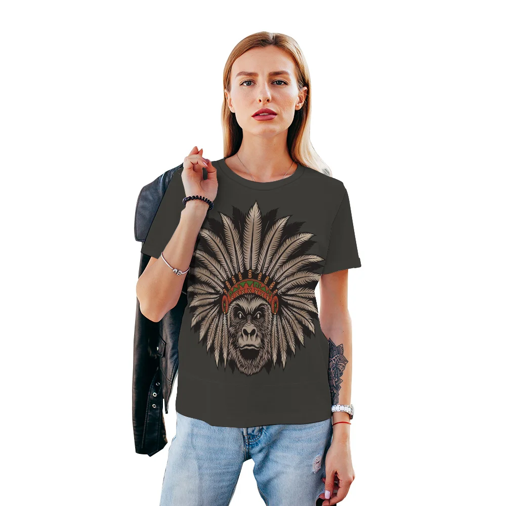 Футболка Мужская/женская с круглым вырезом и коротким рукавом - купить по