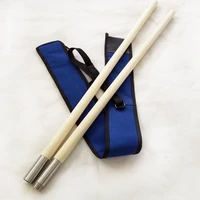 wushu eyebrow stick combination stick stainless steel stitching folding short emergency long white bar two sticks
