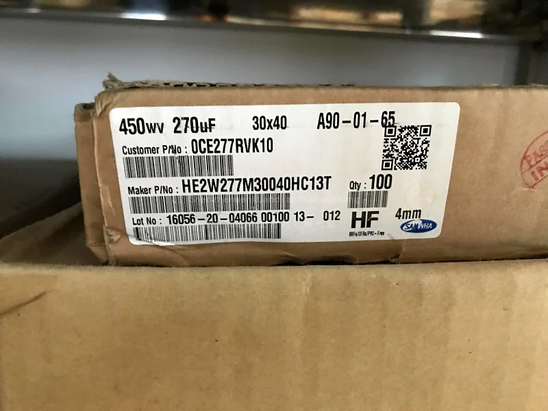 270uF 450V SAMWHA HE Series 30x40mm 450V270uF Aluminum Electrolytic Capacitor | Электронные компоненты и