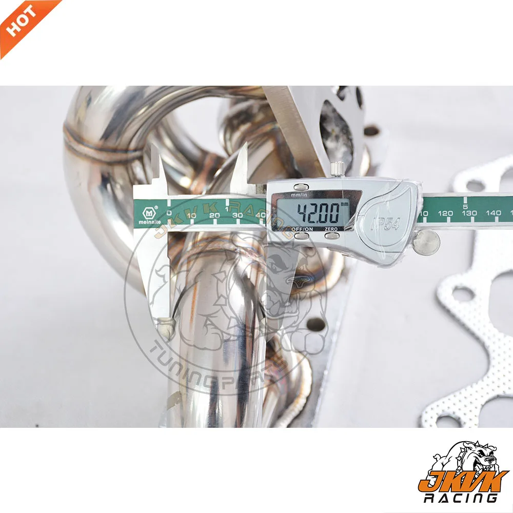 JKVK RACING SS304 одинаковая длина турбо Exhause коллектор для Evolution Evo10 EVO X 4B11 2008-2011