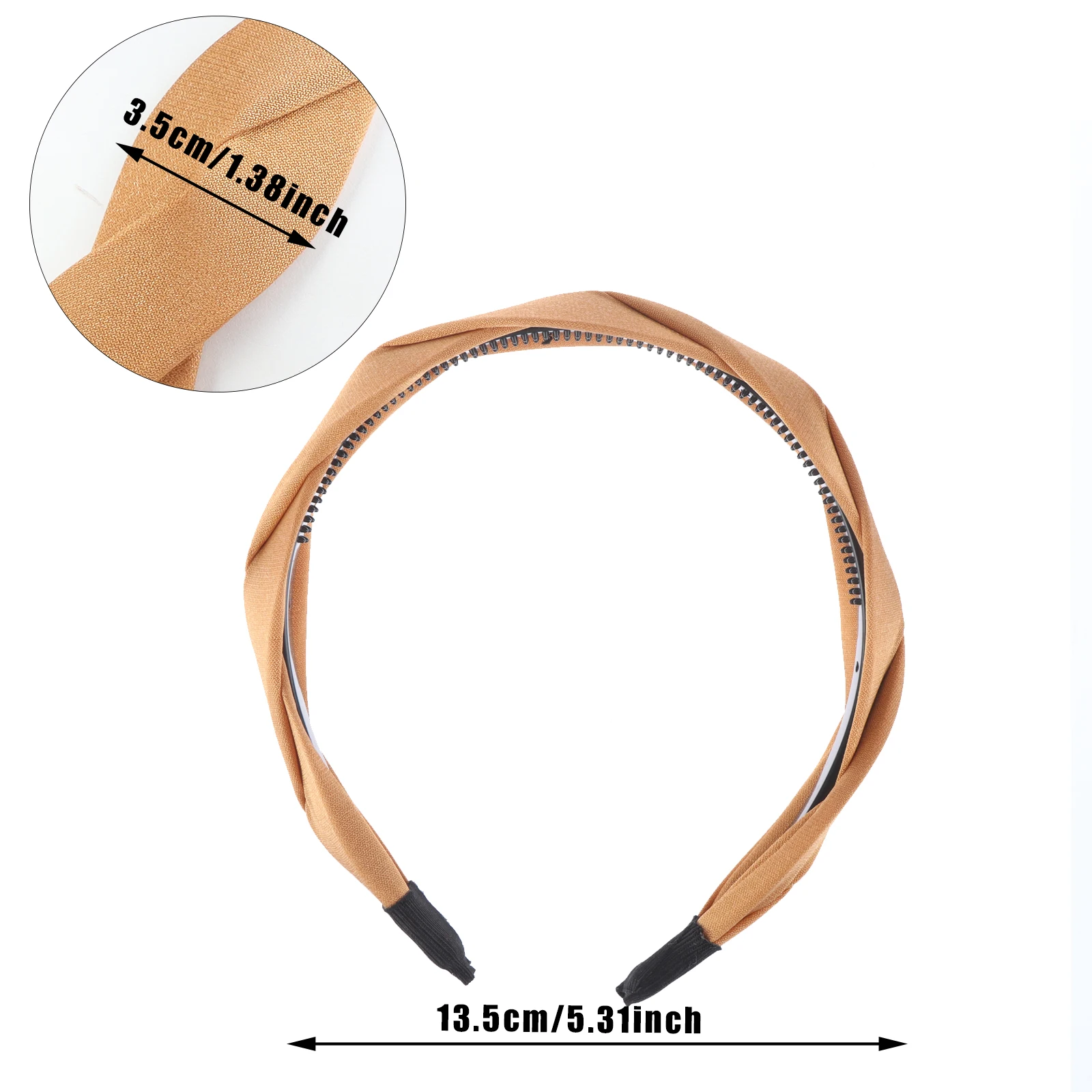Fashion Lady Hairband Headband Turban for Women Solid Color Wide Hair Hoop Bezel Girls Bands Accessories |