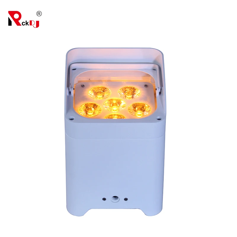 1 шт. 6*18 Вт Светодиодный светильник Par батарея беспроводной DMX Wifi дистанционный