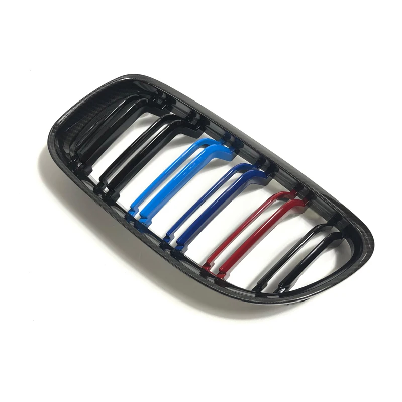 Передний бампер Kindey двойная планка угольный вид M Стиль решетка для BMW 3-Series M3 E90 LCI