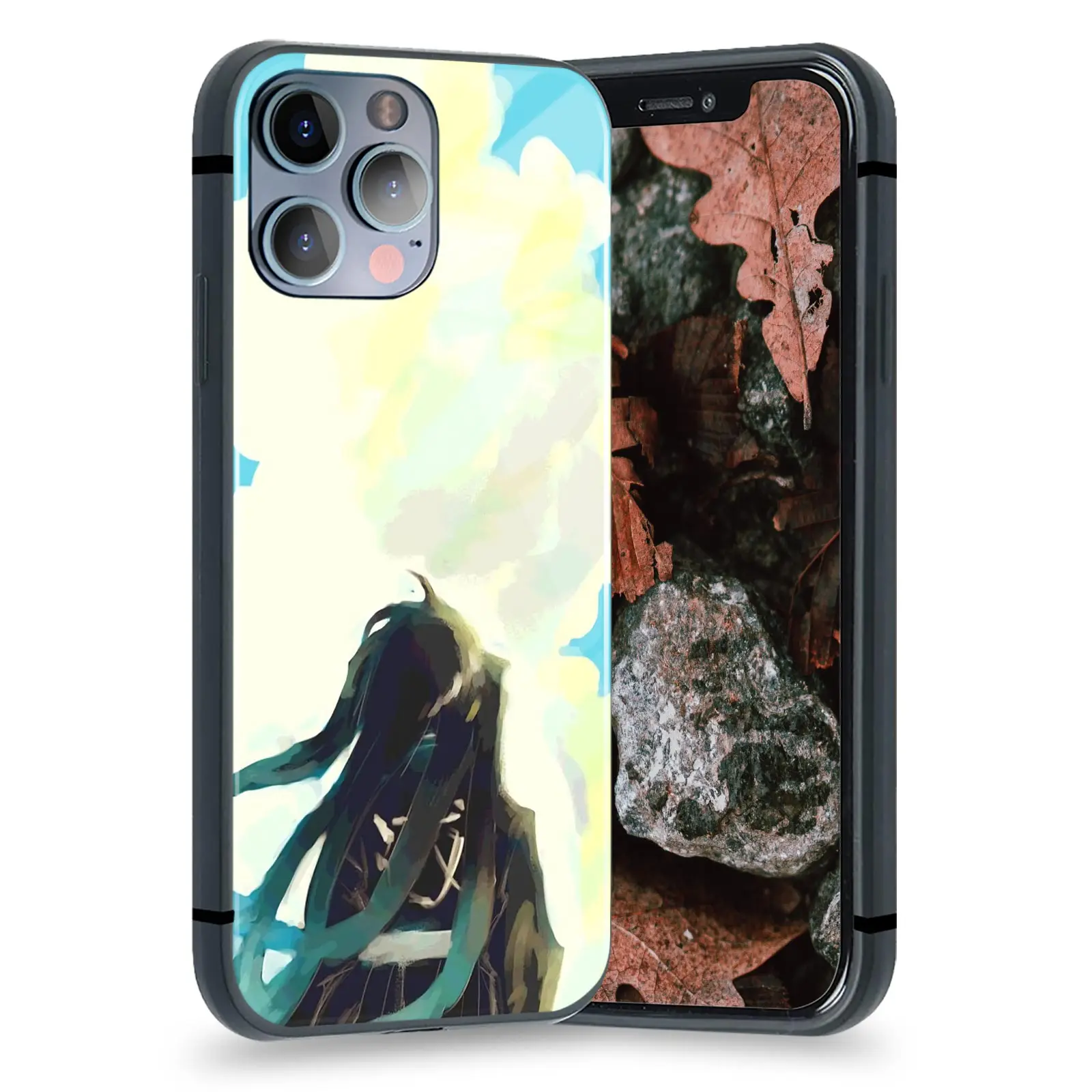 

Чехол для телефона Tokito Kimetsu no Yaiba с аниме для iPhone 13 12 11 Mini Pro XS Max 6s SE X XR 7 8 Plus, Мягкий стеклянный чехол