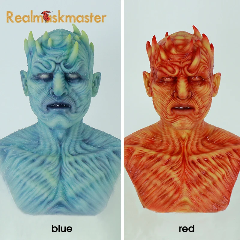 Реалистичная силиконовая маска ночного короля Realmaskmaster на Хэллоуин для мужчин