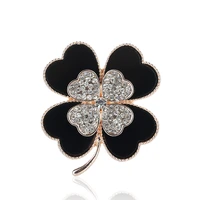 black clover brooches for women high grade alloy brooches clothing garniture jewelry