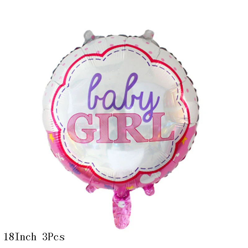 CF082-B03 Boy or Girl Baby Shower Disposable Tableware Gender Reveal Cup Plate Napkin Tablecloth Garland Birthday Party Decoration - Color: CF082-B03