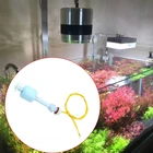 E5BE Прямоугольный белый пластиковый фотоэлемент, датчик контроля уровня воды в аквариуме с отверстием 10 мм, полезный переключатель