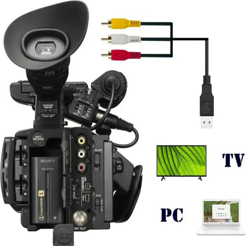 Кабель-адаптер с USB штекером на 3RCA AV для HDTV UK | Компьютеры и офис