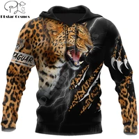 animal leopard lightning 3d printed autumn men hoodies unisex casual pullovers zip hoodie streetwear sudadera hombre dw620