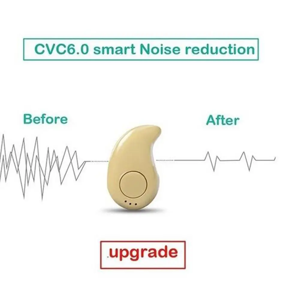 Kuulee мини невидимые беспроводные наушники Bluetooth стерео гарнитура с микрофоном