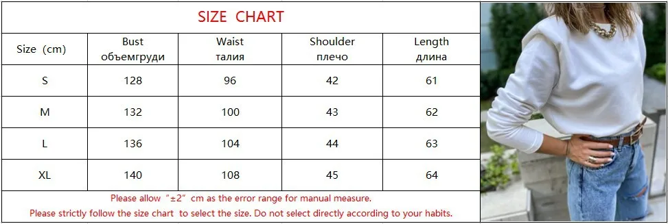 

WEPBEL Fashion Women Sweatshirts Solid Color Long Sleeve Pullovers Shoulder Pad Velvet Hoodie Fashion Casual Autumn Sweatshirts