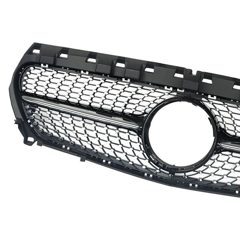 

MagicKit Diamond Style Bumper Grille For Mercedes Benz R117 W117 CLA CLA250 2013-2018