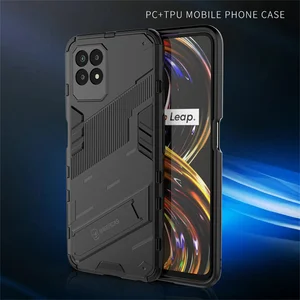 for cover realme 8i case for realme 8i capas shockproof phone bumper armor kickstand back holder cover for oppo realme 8i fundas free global shipping