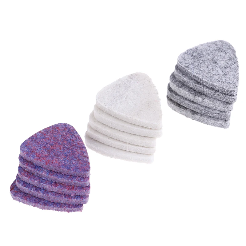 

2019 5 Pcs Soft Hard Ukulele Wool Felt Picks Guitar Plectrums