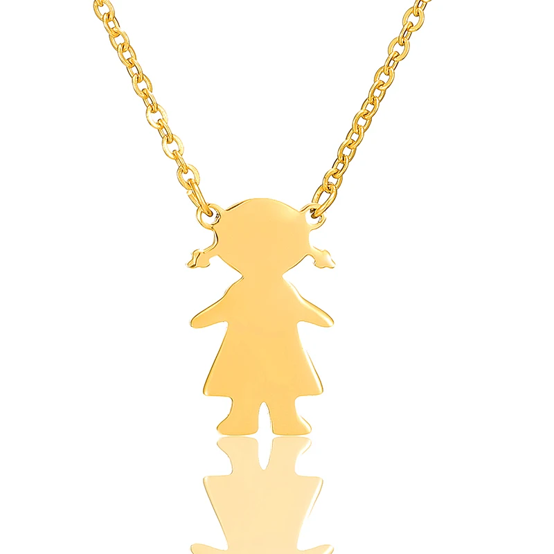

Personalized Custom Name Necklaces Stainless Steel Girls Pendant Necklace For Women Men Gold Silver Color Chain Choker Jewelry