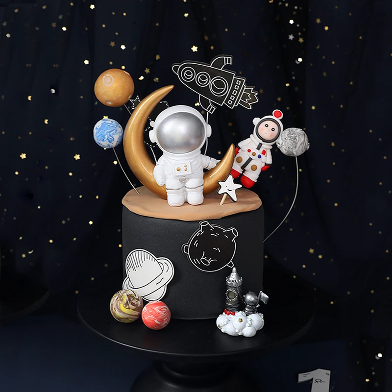 Космический корабль украшения звезда планета Счастливая свадьба ракета