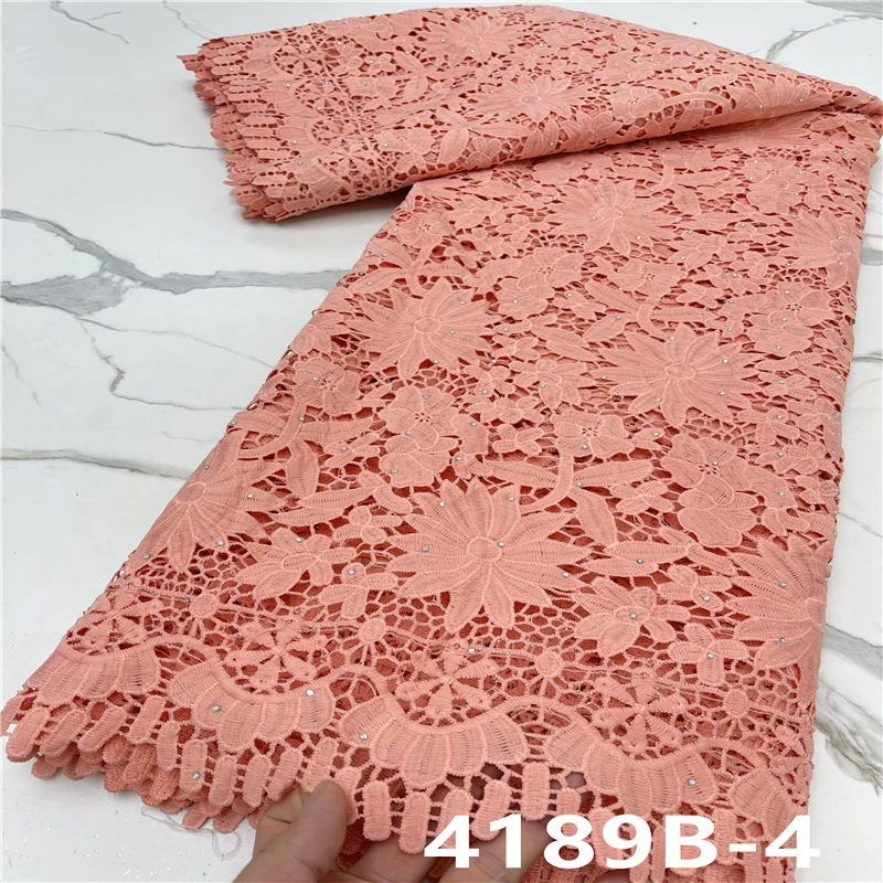 

Вышитые персикового цвета в африканском стиле камни ткани шнур кружево ткань Высокое качество Французский шнур кружево ткань для свадьбы 5 ...