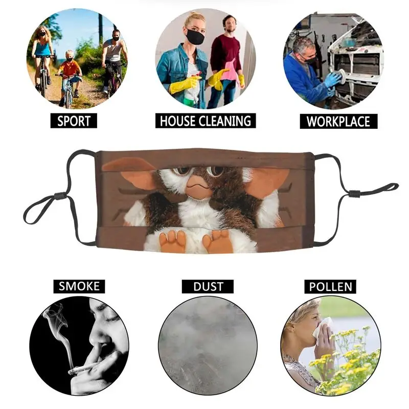 

Gremlins Gizmo Mogwai Mask Adult Dustproof Monsters Mask Protection Cover Respirator Reusable Mouth Muffle