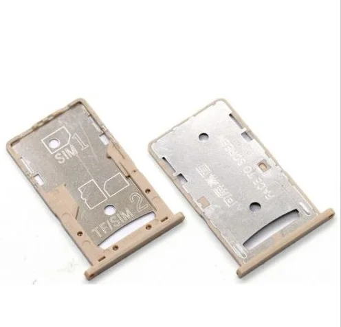 2x для Xiaomi Redmi 4A Micro/Nano Sim карта лоток новый золотой/розовое золото SD Держатель карт