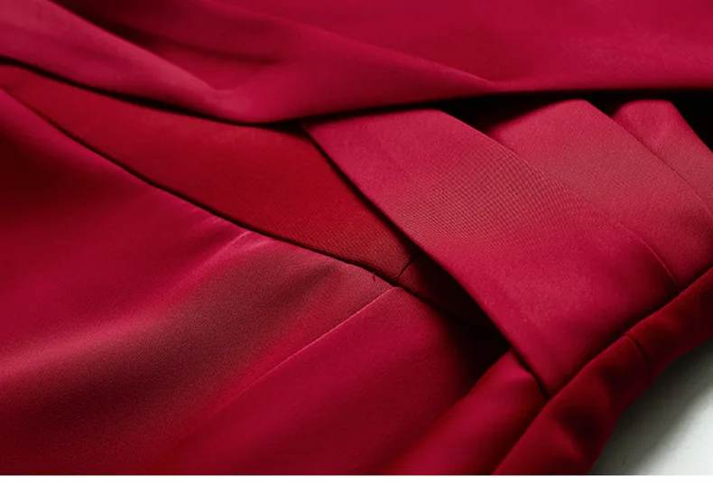 

High-End French Retro Dresses Women 2021 Summer Fashion Red Short Sleeve Formal Dress Slimming Temperament Feminine Maxi Dress