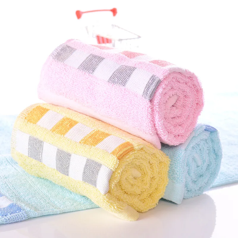 

Multi-Color Cotton Towel Household Daily Necessities Cleaning Bath Accessories Comfortable Soft Face Cloth Activity Gift