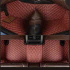 Кожаный Автомобильный напольный коврик под заказ для FORD Mustang GT Ranger Galaxy Kuga Explorer Edge Ecosport F-150 Focus ковер автомобильные аксессуары