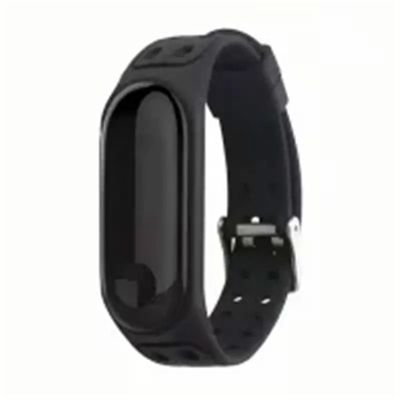 Black Mi Band 4 ремешок сменный Браслет для часов для Xiaomi mi band 3 4 спортивный силиконовый браслет умные аксессуары совместимый mi Band 3 bel - Цвет ремешка: Black