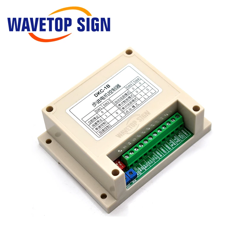 WaveTopSign Промышленный Тип DKC-1B контроллер шагового двигателя одноосный импульсный генератор Серводвигатель PLC регулирование скорости