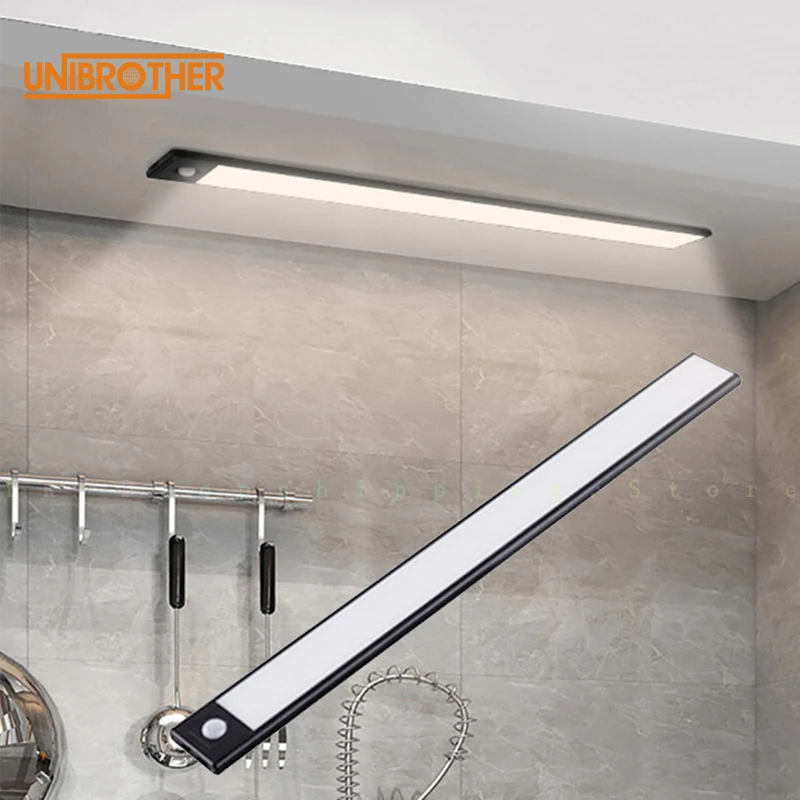 

Led Light Under Cabinet Light Motion Sensor Night Light Closet Light Cabinet Kitchen Lighting Magnetic Night Light Night Lights