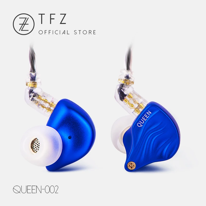 Проводные наушники TFZ Queen с монитором Спортивная стереогарнитура отличными