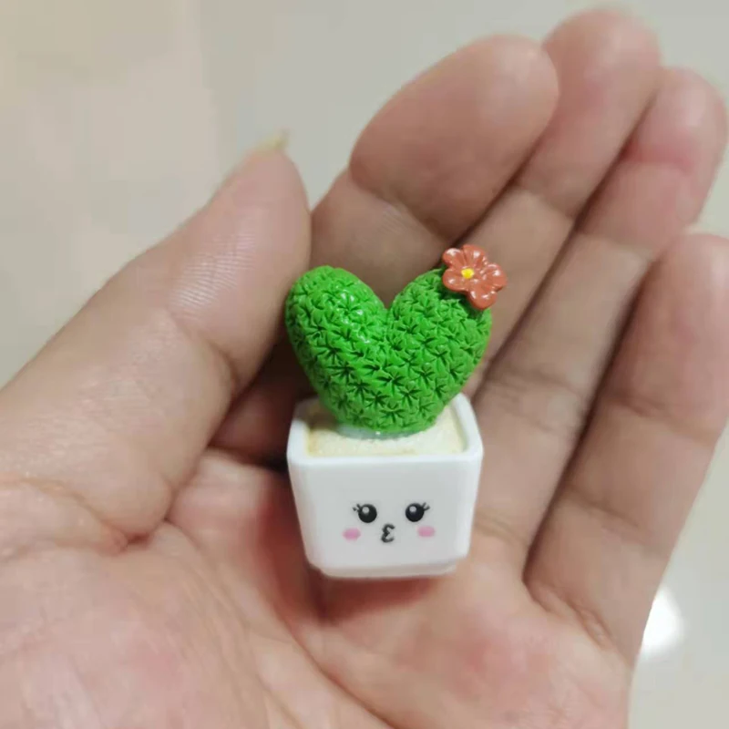 Полимерный автомобильный кактус украшения в горшке кролика аксессуары для