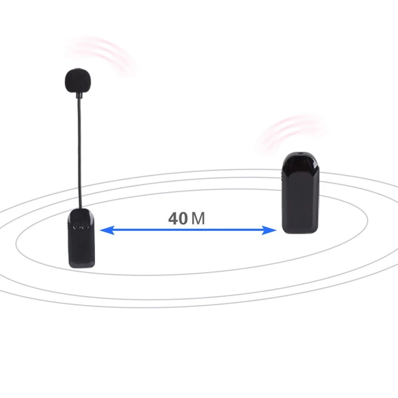 UHF Wireless Microphone Headset 2 in 1 Handheld Head-Wear Mic 40M Range Voice Amplifier for Speech Teaching | Электроника