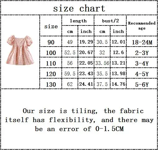 

Kids Baby Girls Summer Short Sleeve Flower Bow Knee-length Dress Toddler Children Casual Cotton Clothes 18M-6Y