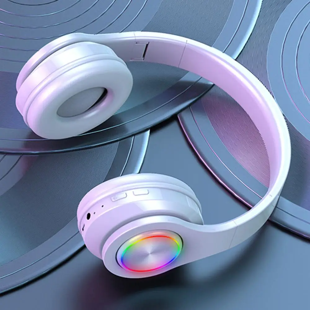 Беспроводные наушники Bluetooth игровая гарнитура складные регулируемые