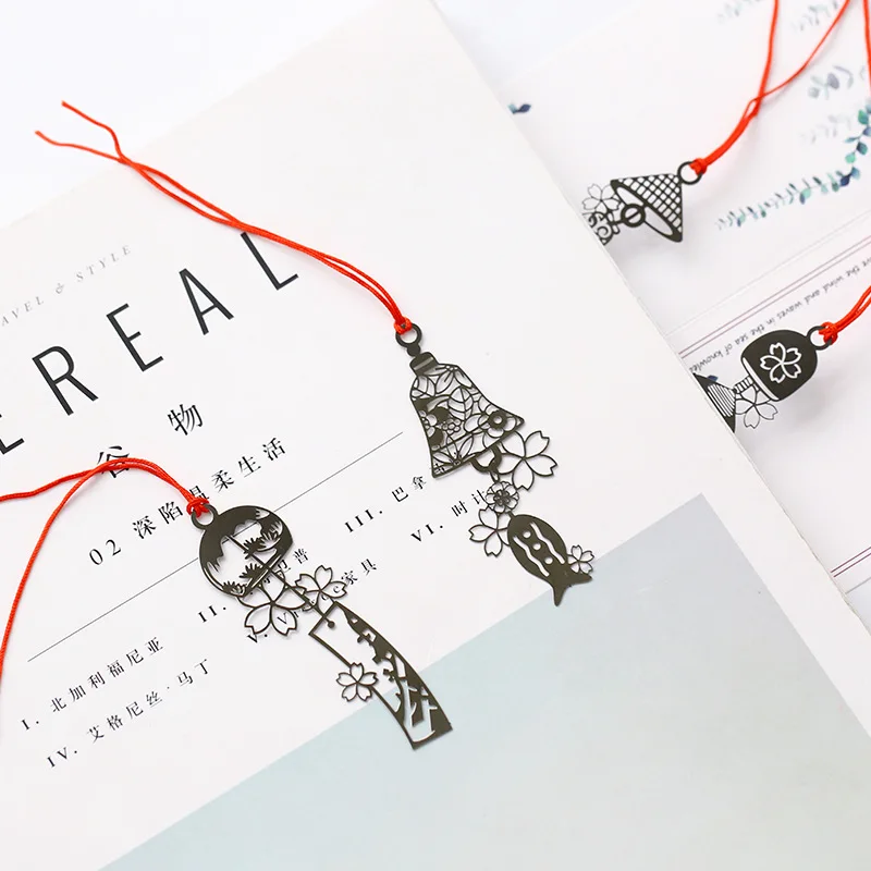 Винтажные вырезанные ветряные chimes металлическая Закладка Book mark Канцтовары