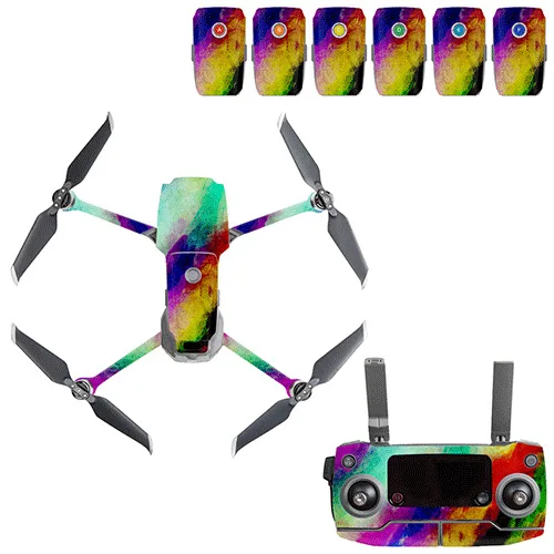Граффити наклейка Skins Комплект для DJI Mavic 2 Drone Body sticker пустынный камуфляж наклейки аксессуары для кожи Mavic 2 PRO/Zoom