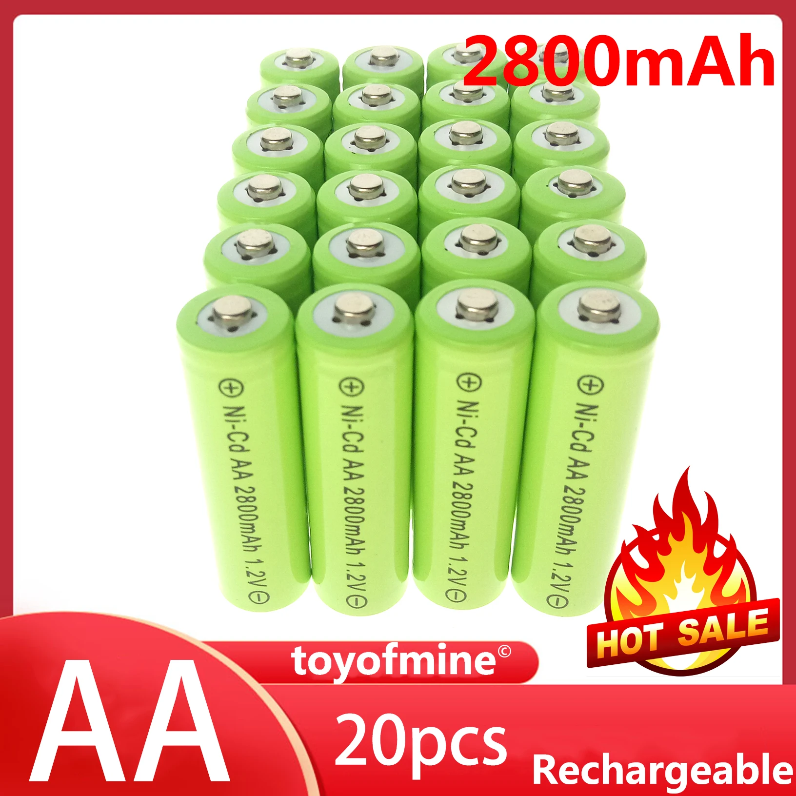 Лот 1 2 v AA Перезаряжаемые батареи гидридных и никель кадмиевых типов