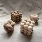 Геометрические формы для изготовления свечей из соевого воска, яблока силиконовая форма для свечей, в виде репчатого лука, 3D подсвечник, форма для мыла, поделки для торта