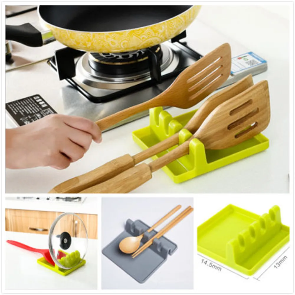 1 шт. Кухня Пособия по кулинарии инструменты силикон/PP ложка отдыха посуда