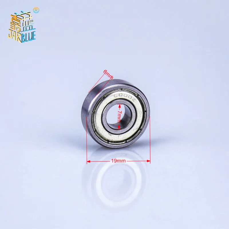 

10 pcs Factory Direct Sale S607zz S607zz S607-2rs R1970zz 80017 7*19*6 Mm High Quality Miniature Deep Groove Ball Bearing