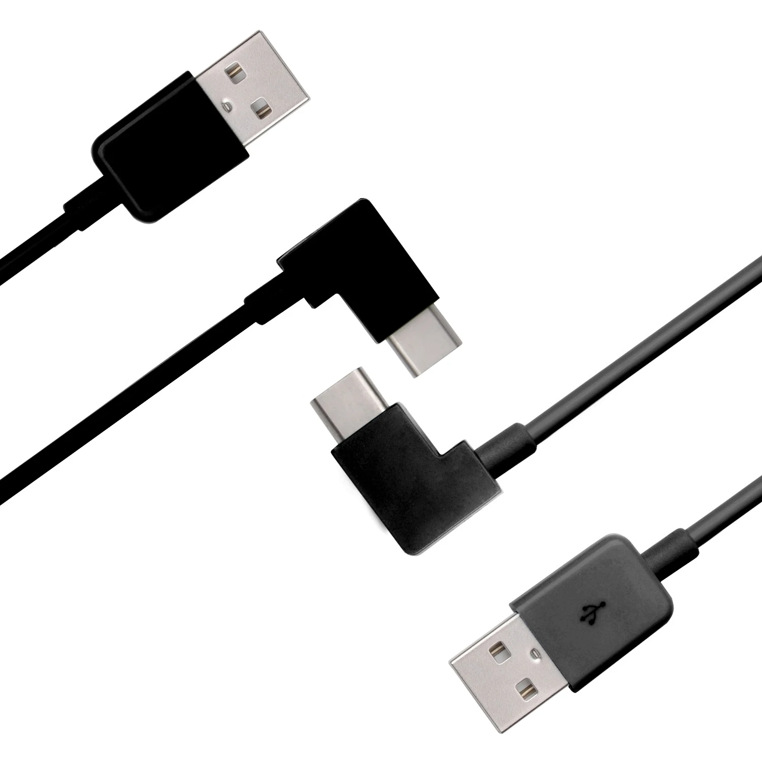 CY 20 см черный под прямым углом Type C USB 2 0 Кабель с разъемом 90 градусов для планшетов