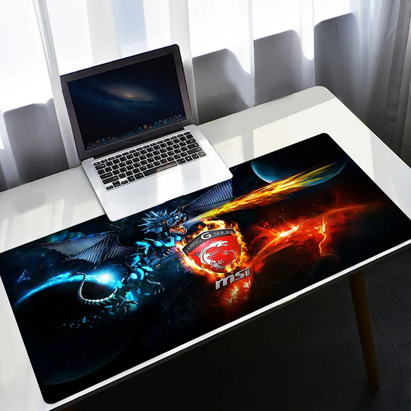 Большой игровой коврик для мыши MSI большой компьютерной ПК XXL клавиатуры