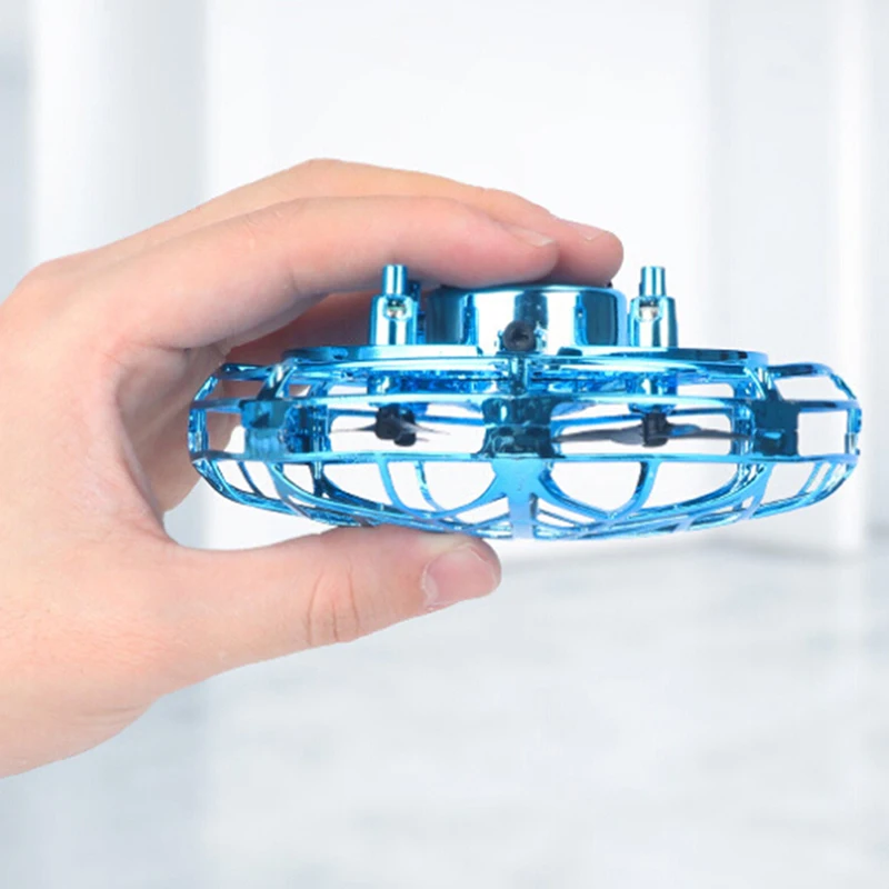 Мини светодиодная лампа USB зарядка игрушка для детей Дрон Quad Индукционная