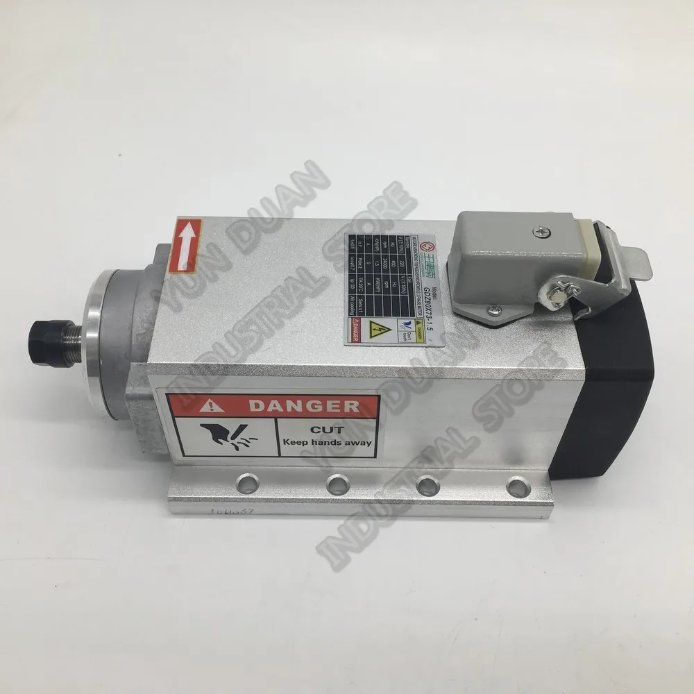 Двигатель шпинделя с воздушным охлаждением 24000 кВт 380 об/мин 2HP ER11 В переменного