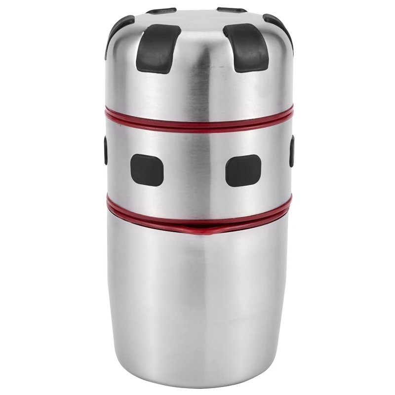 

Citrus Juicer Manual Juicer Portable Stainless Steel Juicer Lid Rotation Squeezer For Oranges, Lemons, Tangerines And Other Frui