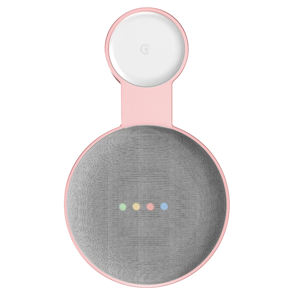 rose gold Для Google Home Мини-розетка настенный держатель аудио голосовой помощник штекер в спальню Ванная комната Кухня Исследование аудио поддержка - Цвет: rose gold